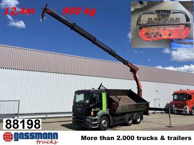 MAN TGA 26.363 6x4 BB, PK 16502 C Kran, absattelbar, - Tipvogn lastbil, Lastbil med kran: billede 1 MAN TGA 26.363 6x4 BB, PK 16502 C Kran, absattelbar, - Tipvogn lastbil, Lastbil med kran: billede 1