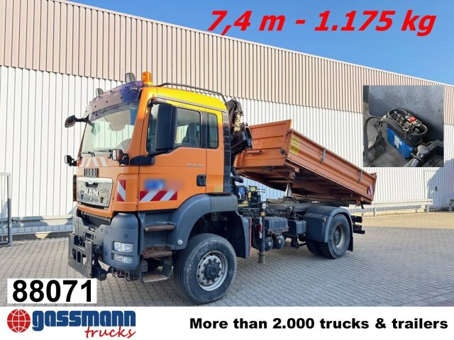 MAN TGS 18.320 4x4 BL, Wechselsystem, - Tipvogn lastbil, Lastbil med kran: billede 1 MAN TGS 18.320 4x4 BL, Wechselsystem, - Tipvogn lastbil, Lastbil med kran: billede 1