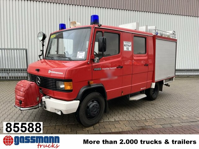 Mercedes-Benz 709 D 4x2 Doka, LF 8 - Brandbil: billede 1 Mercedes-Benz 709 D 4x2 Doka, LF 8 - Brandbil: billede 1