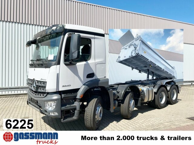 Mercedes-Benz Arocs 3240 8x4, Meiller 3-Seiten Kipper, ca. - Tipvogn lastbil: billede 1 Mercedes-Benz Arocs 3240 8x4, Meiller 3-Seiten Kipper, ca. - Tipvogn lastbil: billede 1