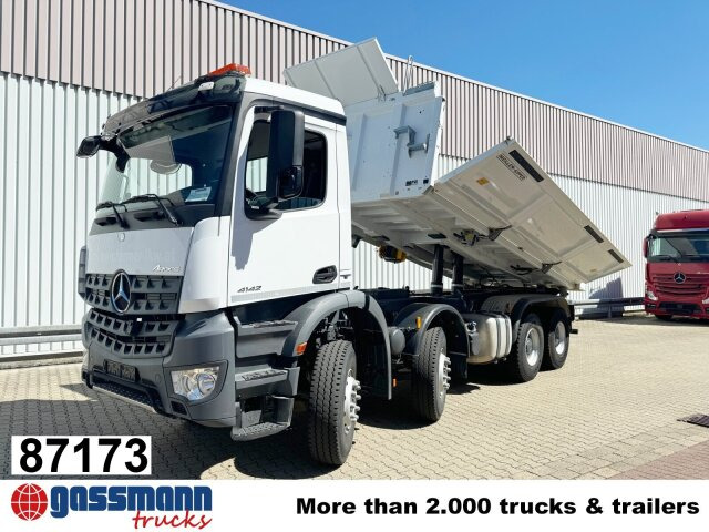 Mercedes-Benz Arocs 4142/48 K 8x4/4, Meiller Bordmatik links - Tipvogn lastbil: billede 1 Mercedes-Benz Arocs 4142/48 K 8x4/4, Meiller Bordmatik links - Tipvogn lastbil: billede 1