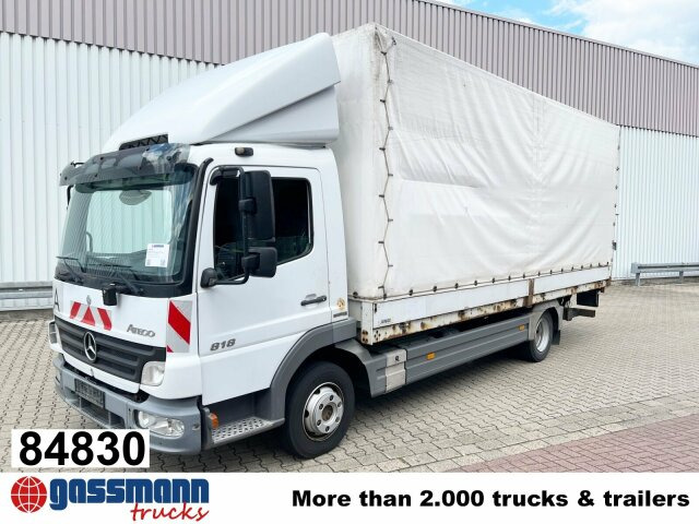 Mercedes-Benz Atego 818 L 4x2 mit LBW BÄR - Lastbil med lad: billede 1 Mercedes-Benz Atego 818 L 4x2 mit LBW BÄR - Lastbil med lad: billede 1