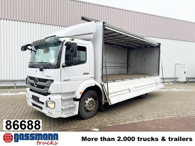 Mercedes-Benz Axor 1833 L 4x2, Getränkekoffer - Lastbil varevogn: billede 1 Mercedes-Benz Axor 1833 L 4x2, Getränkekoffer - Lastbil varevogn: billede 1