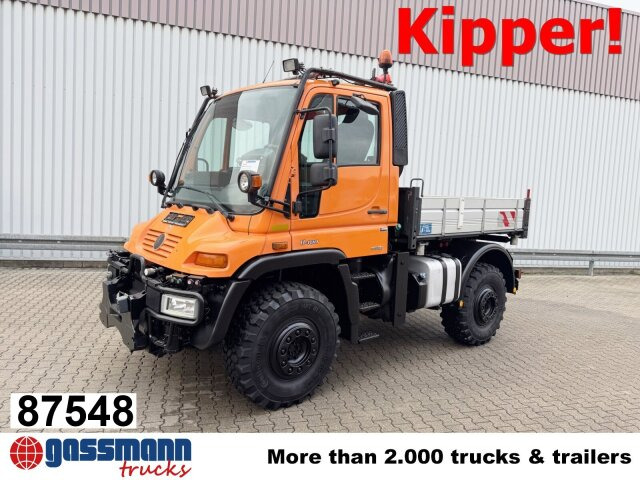 Unimog U 400 405/12 4x4, Kipper, Kommunalhydraulik, - Varebil: billede 1 Unimog U 400 405/12 4x4, Kipper, Kommunalhydraulik, - Varebil: billede 1