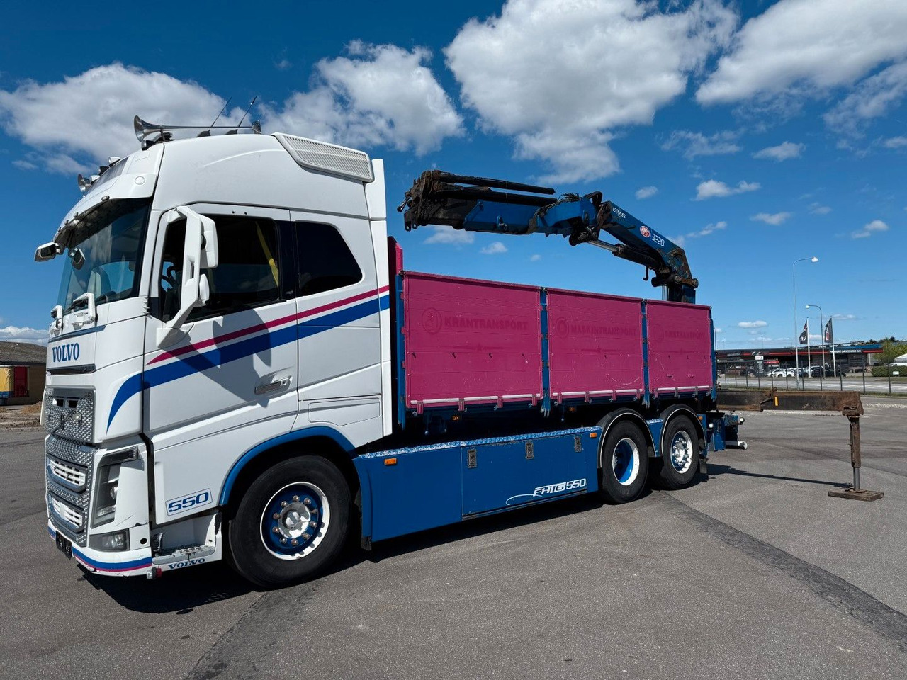 Volvo FH 16.550 6x24 / Crane HMF 3220K4 Euro 6 - Lastbil med kran: billede 2 Volvo FH 16.550 6x24 / Crane HMF 3220K4 Euro 6 - Lastbil med kran: billede 2