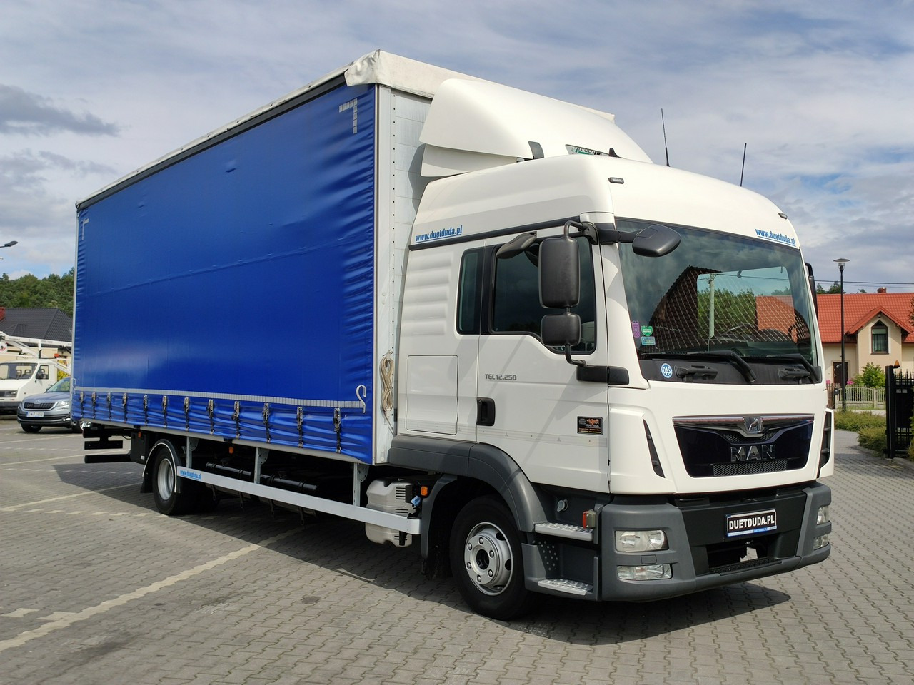 MAN TGL12.250 E6 Firana Tył Drzwi Dach Zsuwany Bogato Wyposażony - Lastbil med presenning: billede 4 MAN TGL12.250 E6 Firana Tył Drzwi Dach Zsuwany Bogato Wyposażony - Lastbil med presenning: billede 4