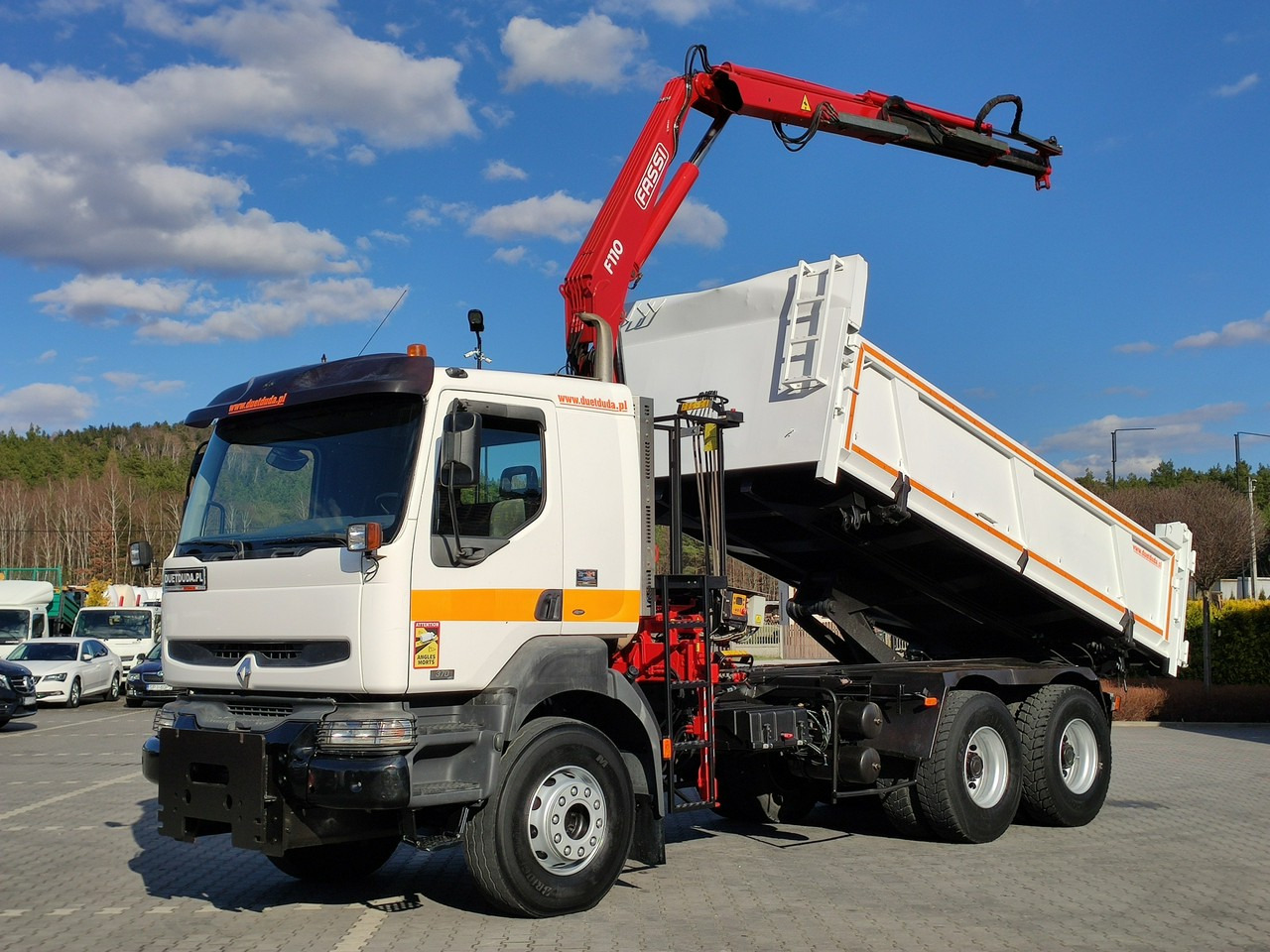 Renault Kerax 26.370 6x4 Mocny HDS FASSI F110 - Tipvogn lastbil, Lastbil med kran: billede 1 Renault Kerax 26.370 6x4 Mocny HDS FASSI F110 - Tipvogn lastbil, Lastbil med kran: billede 1
