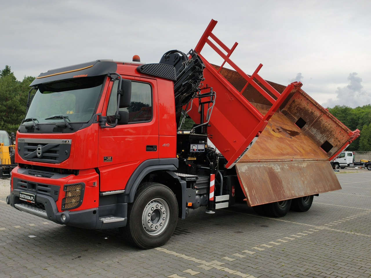 Volvo FMX 410 6x4 13L HDS Radiowy Hydroburta - Tipvogn lastbil, Lastbil med kran: billede 3 Volvo FMX 410 6x4 13L HDS Radiowy Hydroburta - Tipvogn lastbil, Lastbil med kran: billede 3