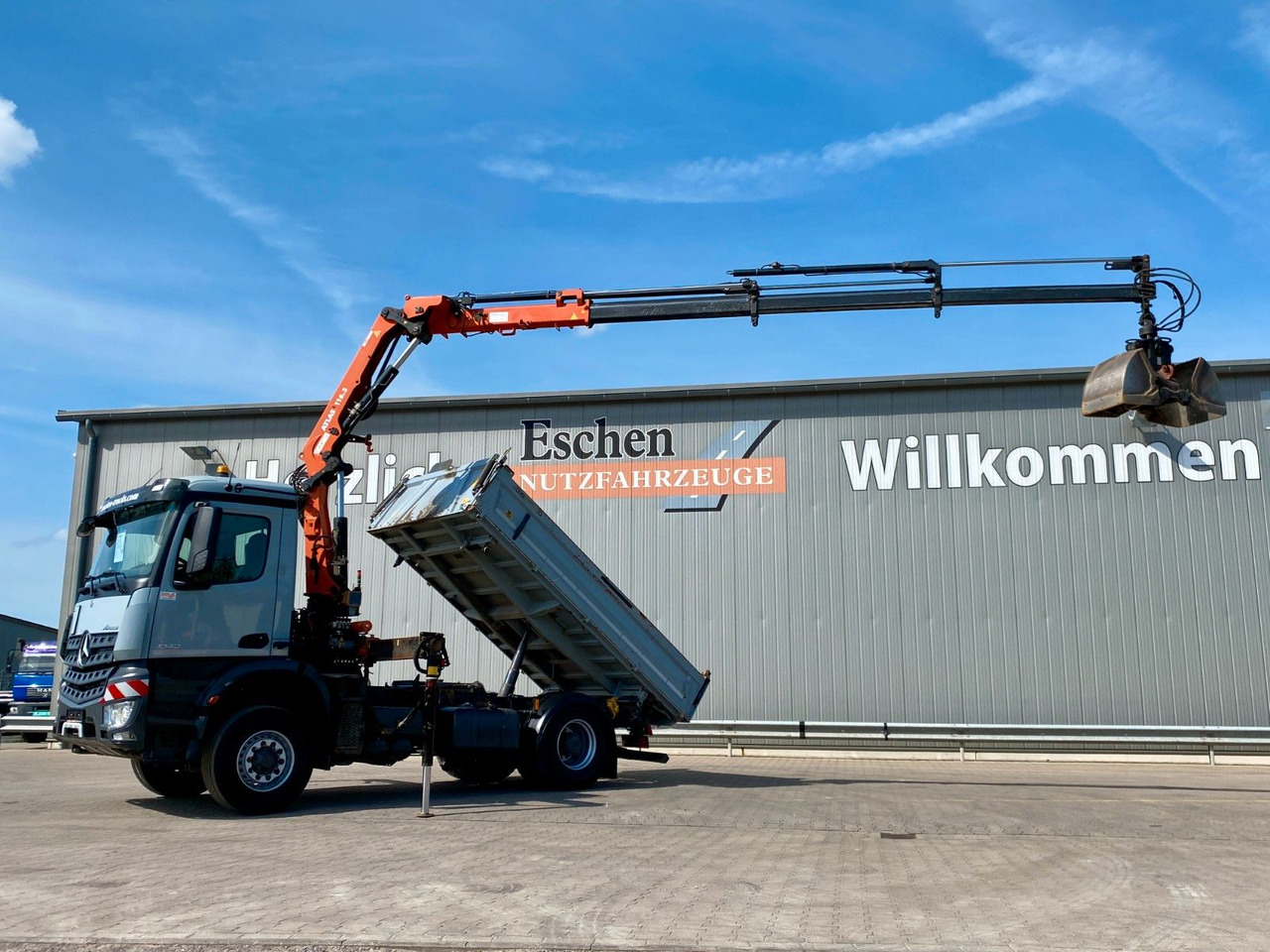 Mercedes-Benz Arocs 1843 HAD 4x4 | Atlas 116.3-A3*5+6.Kreis - Tipvogn lastbil, Lastbil med kran: billede 2 Mercedes-Benz Arocs 1843 HAD 4x4 | Atlas 116.3-A3*5+6.Kreis - Tipvogn lastbil, Lastbil med kran: billede 2