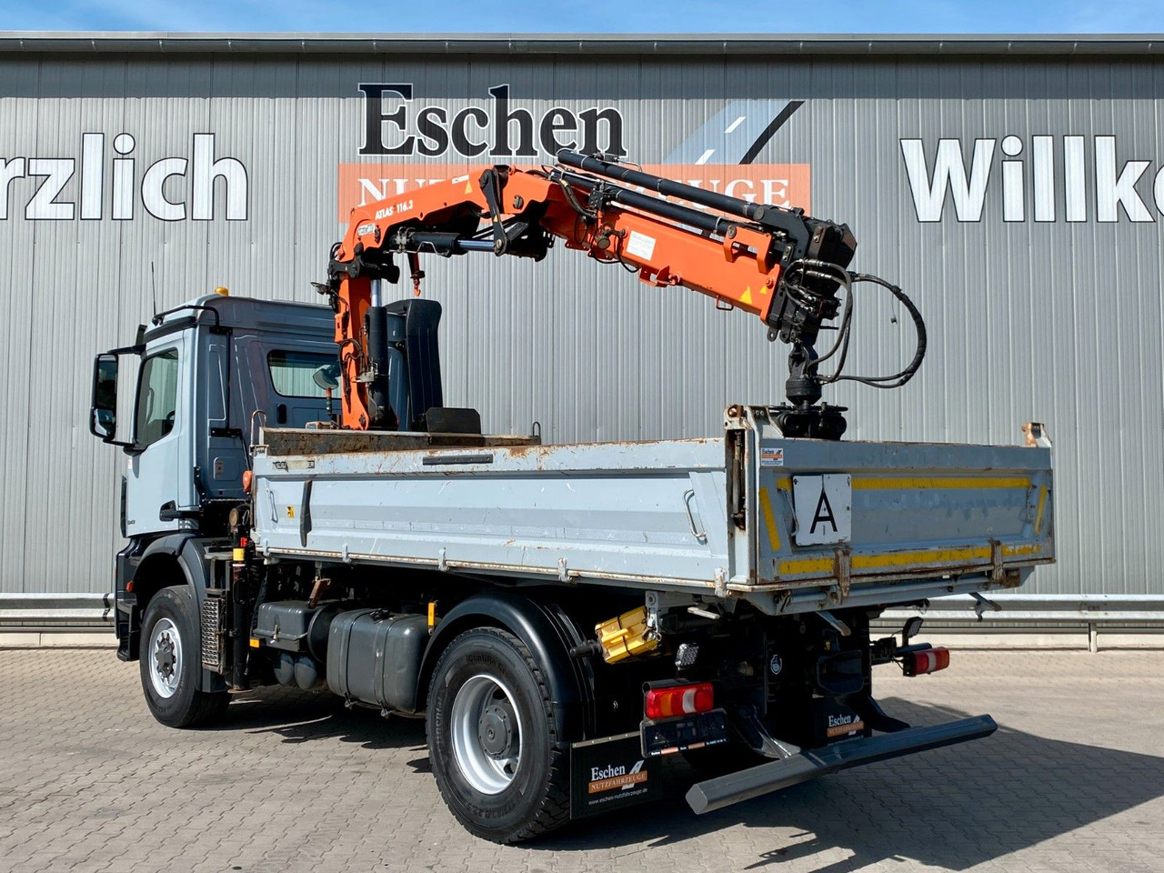 Mercedes-Benz Arocs 1843 HAD 4x4 | Atlas 116.3-A3*5+6.Kreis - Tipvogn lastbil, Lastbil med kran: billede 4 Mercedes-Benz Arocs 1843 HAD 4x4 | Atlas 116.3-A3*5+6.Kreis - Tipvogn lastbil, Lastbil med kran: billede 4