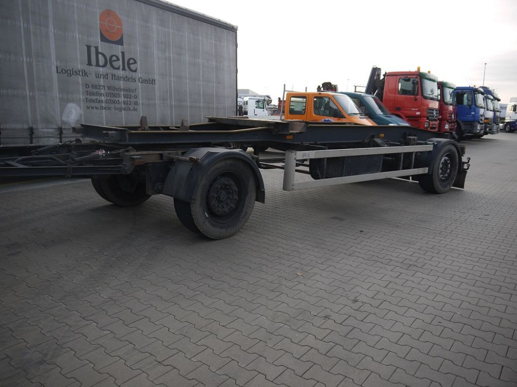 Schmitz Cargobull ACF 18 Abrollanhänger| Duomatic*ABS*Luftfederung - Kroghejsvogn/ Skip loader anhænger: billede 1 Schmitz Cargobull ACF 18 Abrollanhänger| Duomatic*ABS*Luftfederung - Kroghejsvogn/ Skip loader anhænger: billede 1