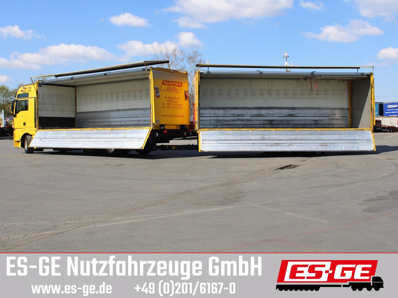 MAN 6x2 LKW mit Tandemanhänger - Til transport af drikkevarer lastbil: billede 1 MAN 6x2 LKW mit Tandemanhänger - Til transport af drikkevarer lastbil: billede 1