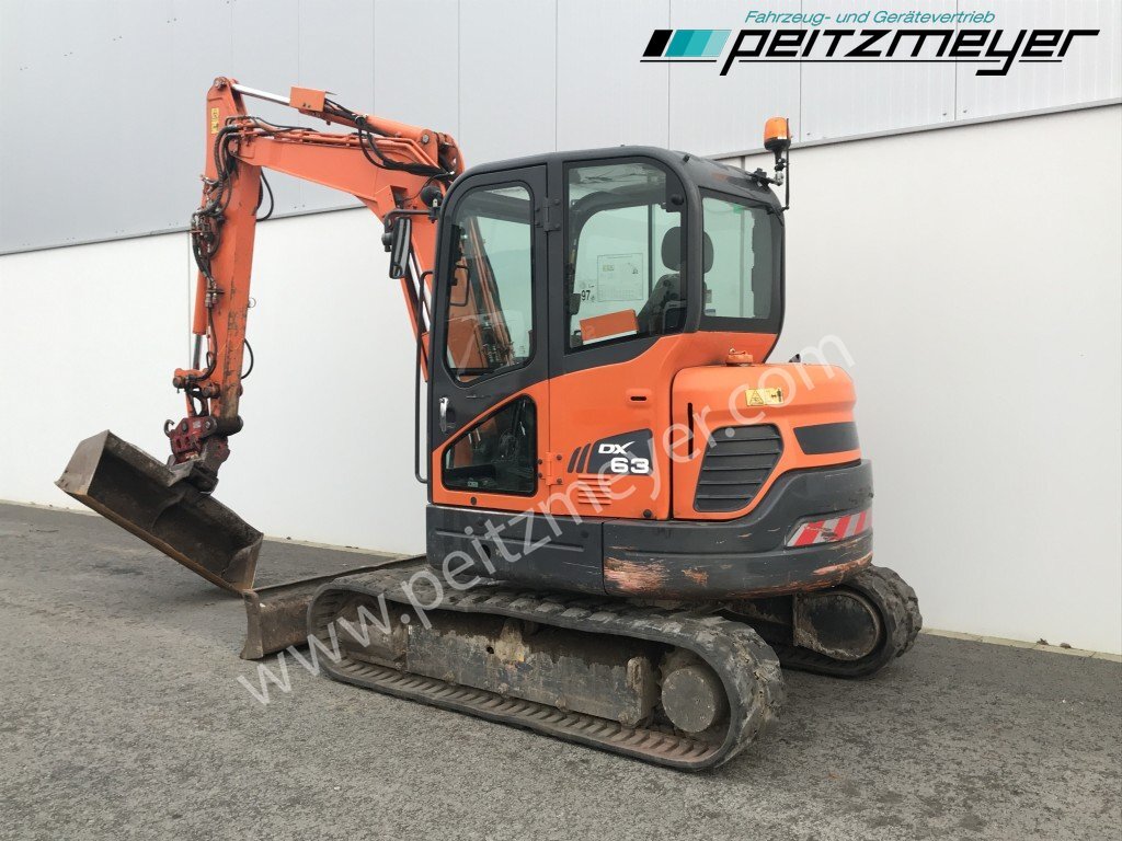 Doosan Kettenbagger DX 63-3 PowerTilt 070 , MS 03, mehrfach vorhanden - Minigravemaskine: billede 4 Doosan Kettenbagger DX 63-3 PowerTilt 070 , MS 03, mehrfach vorhanden - Minigravemaskine: billede 4