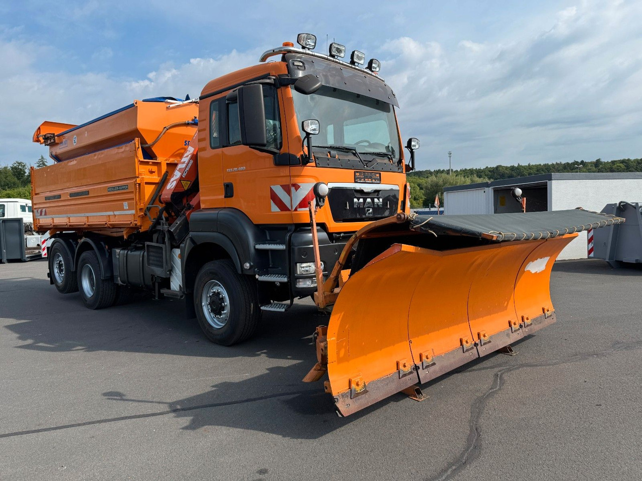 MAN TGS 28.400 6x4-4 BL Kipper / Kran / Winterdienst - Tipvogn lastbil, Lastbil med kran: billede 2 MAN TGS 28.400 6x4-4 BL Kipper / Kran / Winterdienst - Tipvogn lastbil, Lastbil med kran: billede 2
