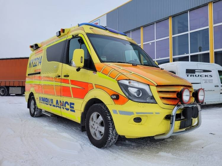 MERCEDES – BENZ SPRINTER AMBULANCE (TAMLANS) KLIMA, 11.2016, EURO 6 - Ambulance: billede 1 MERCEDES – BENZ SPRINTER AMBULANCE (TAMLANS) KLIMA, 11.2016, EURO 6 - Ambulance: billede 1