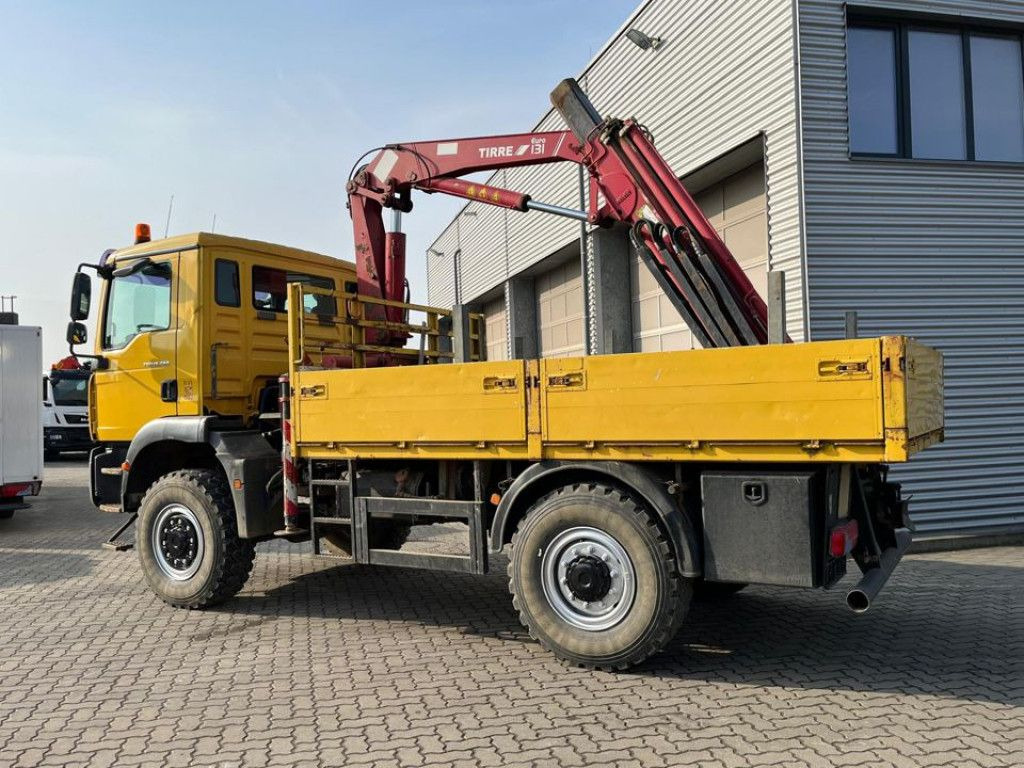 MAN TG-M 18.280 4x4 Pritsche Kran Singelreifen Funkf - Lastbil med lad, Lastbil med kran: billede 4 MAN TG-M 18.280 4x4 Pritsche Kran Singelreifen Funkf - Lastbil med lad, Lastbil med kran: billede 4