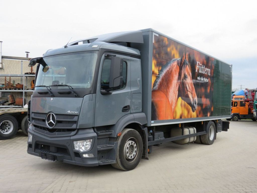 Mercedes-Benz Antos 1830 L nR 4x2 Standardkoffer LBW LBW 2to+F - Lastbil varevogn: billede 1 Mercedes-Benz Antos 1830 L nR 4x2 Standardkoffer LBW LBW 2to+F - Lastbil varevogn: billede 1