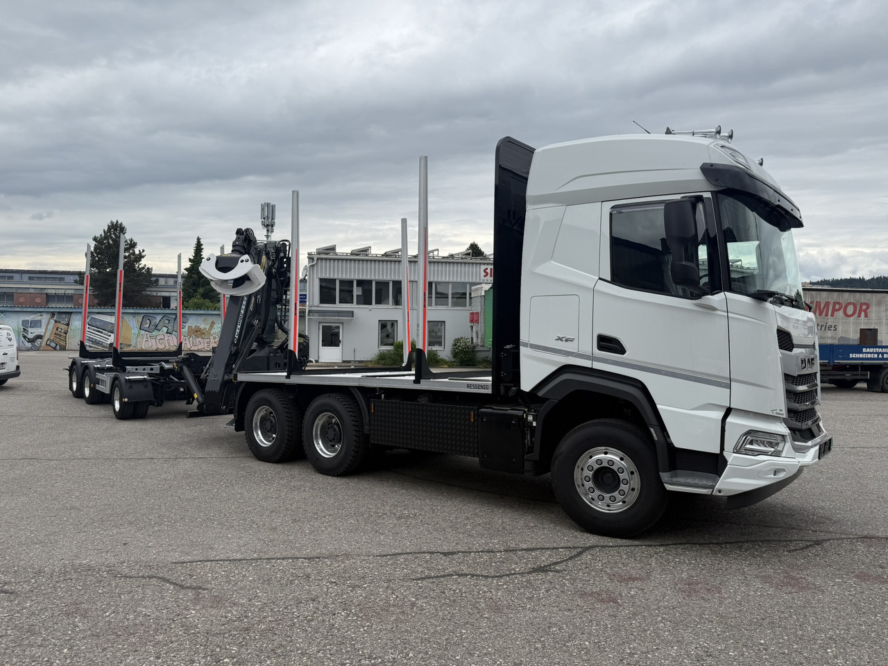 DAF XF FAT XF 530 - Tømmerbil, Lastbil med kran: billede 1 DAF XF FAT XF 530 - Tømmerbil, Lastbil med kran: billede 1