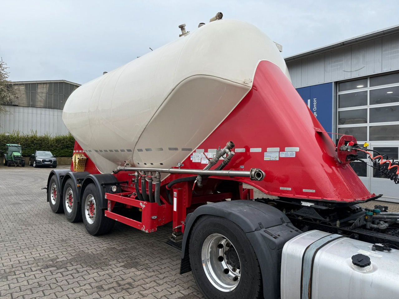 Feldbinder O.ME.P.S Silo Auflieger 39,3 Tonnen 3 Achs - Silotrailer: billede 1 Feldbinder O.ME.P.S Silo Auflieger 39,3 Tonnen 3 Achs - Silotrailer: billede 1