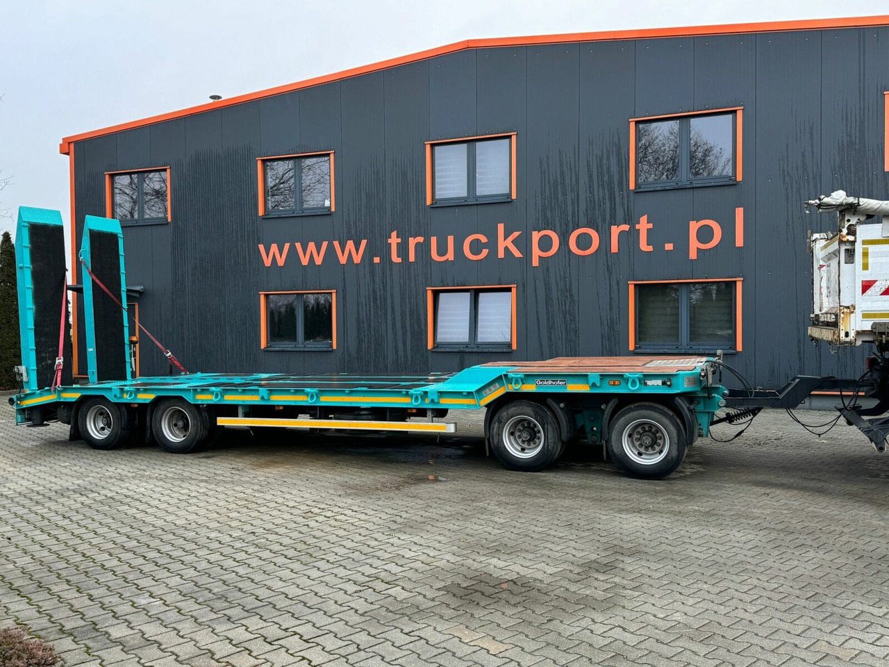 Goldhofer TU 4 EXPERT 4870 Tieflader Anhänger - Nedbygget platform påhængsvogn: billede 1 Goldhofer TU 4 EXPERT 4870 Tieflader Anhänger - Nedbygget platform påhængsvogn: billede 1