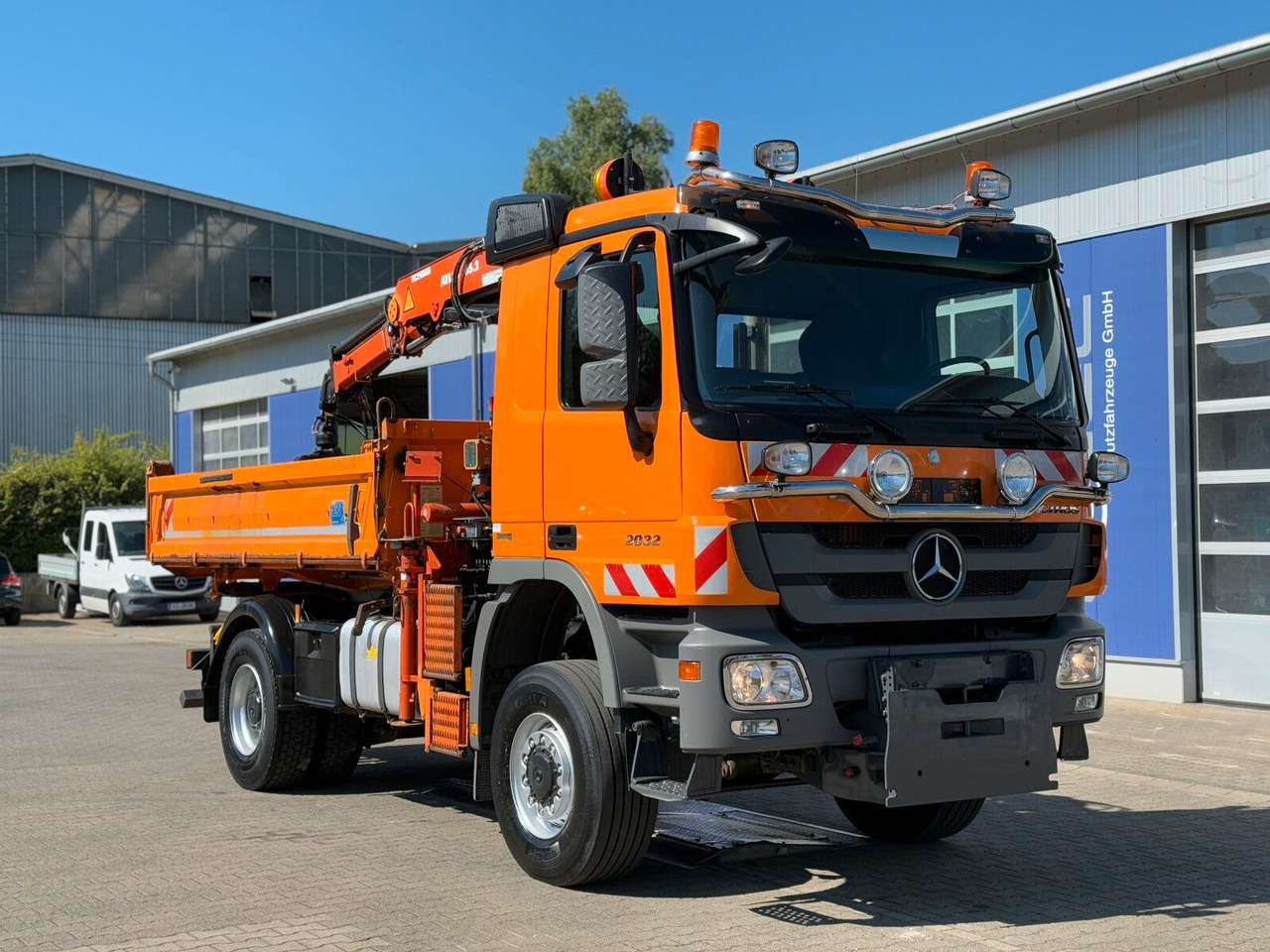 Mercedes-Benz ACTROS 2044 4x4 Kipper Kran ATLAS 65.2 A2L - Tipvogn lastbil, Lastbil med kran: billede 1 Mercedes-Benz ACTROS 2044 4x4 Kipper Kran ATLAS 65.2 A2L - Tipvogn lastbil, Lastbil med kran: billede 1