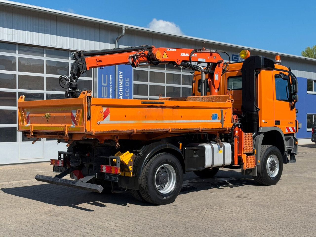 Mercedes-Benz ACTROS 2044 4x4 Kipper Kran ATLAS 65.2 A2L - Tipvogn lastbil, Lastbil med kran: billede 5 Mercedes-Benz ACTROS 2044 4x4 Kipper Kran ATLAS 65.2 A2L - Tipvogn lastbil, Lastbil med kran: billede 5