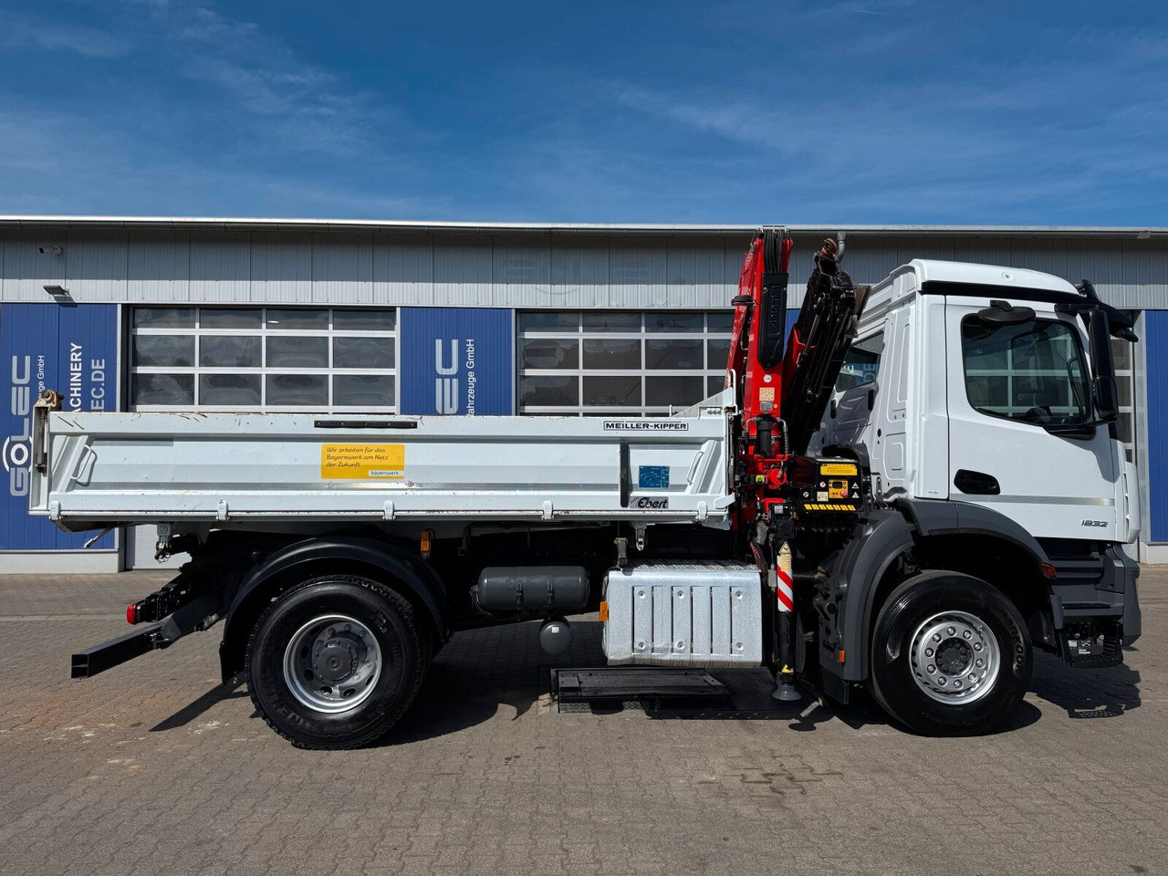Mercedes-Benz AROCS 1832 4x2 Euro 6 Kipper Kran FASSI F120FB - Tipvogn lastbil, Lastbil med kran: billede 3 Mercedes-Benz AROCS 1832 4x2 Euro 6 Kipper Kran FASSI F120FB - Tipvogn lastbil, Lastbil med kran: billede 3