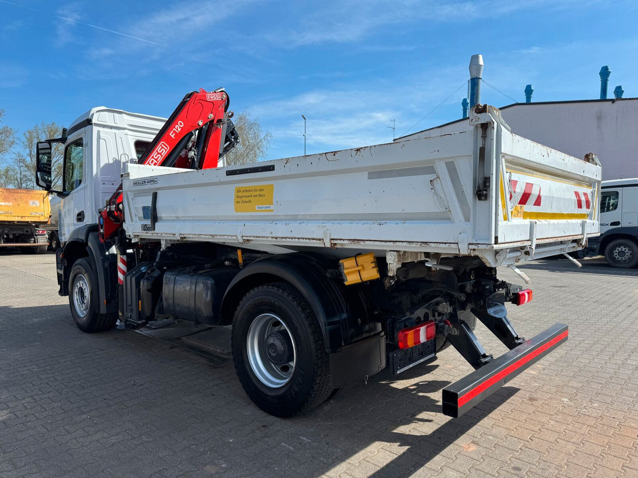 Mercedes-Benz AROCS 1832 4x2 Euro 6 Kipper Kran FASSI F120FB - Tipvogn lastbil, Lastbil med kran: billede 5 Mercedes-Benz AROCS 1832 4x2 Euro 6 Kipper Kran FASSI F120FB - Tipvogn lastbil, Lastbil med kran: billede 5