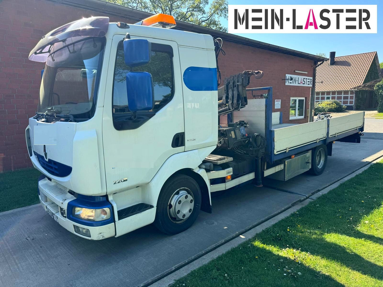 Renault Midlum 220 HMF 683 K4 15m-400 Kg Funk Seilwinde - Lastbil med kran: billede 2 Renault Midlum 220 HMF 683 K4 15m-400 Kg Funk Seilwinde - Lastbil med kran: billede 2