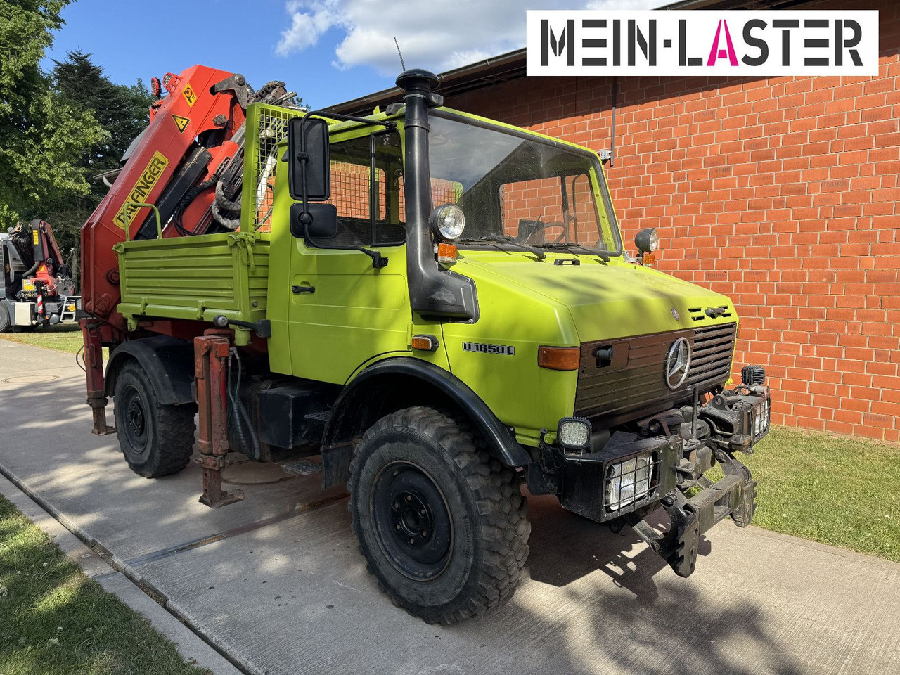 Unimog U 1650 PK 10500 Kran 15 m max. 3,9 t Seilwinde - Lastbil med kran: billede 3 Unimog U 1650 PK 10500 Kran 15 m max. 3,9 t Seilwinde - Lastbil med kran: billede 3