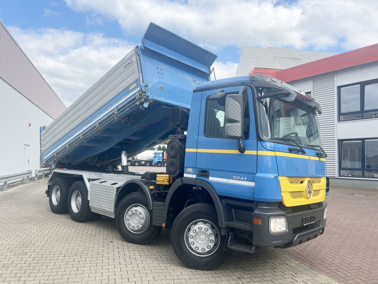 Tipvogn lastbil Mercedes-Benz Actros MP 3, 3241/8x4, Actros MP 3, 3241/8x4, Alukipper Bordmatik,  Kli-Ret: billede 8