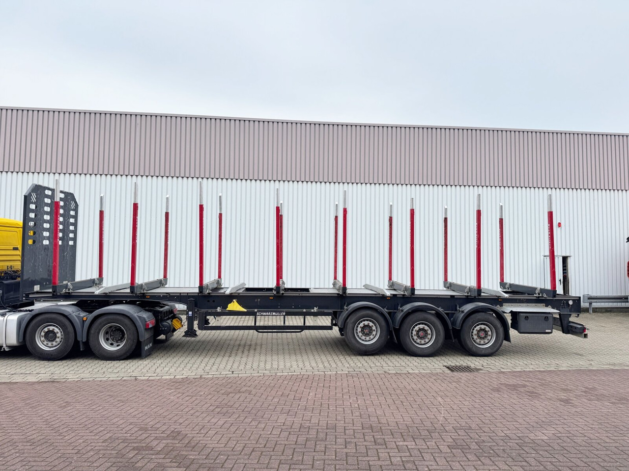 Schwarzmüller 3-Achs Holzauflieger 3-Achs Holzauflieger, Liftachse, MEHRFACH VORHANDEN! - Sættevogn til tømmer: billede 5 Schwarzmüller 3-Achs Holzauflieger 3-Achs Holzauflieger, Liftachse, MEHRFACH VORHANDEN! - Sættevogn til tømmer: billede 5