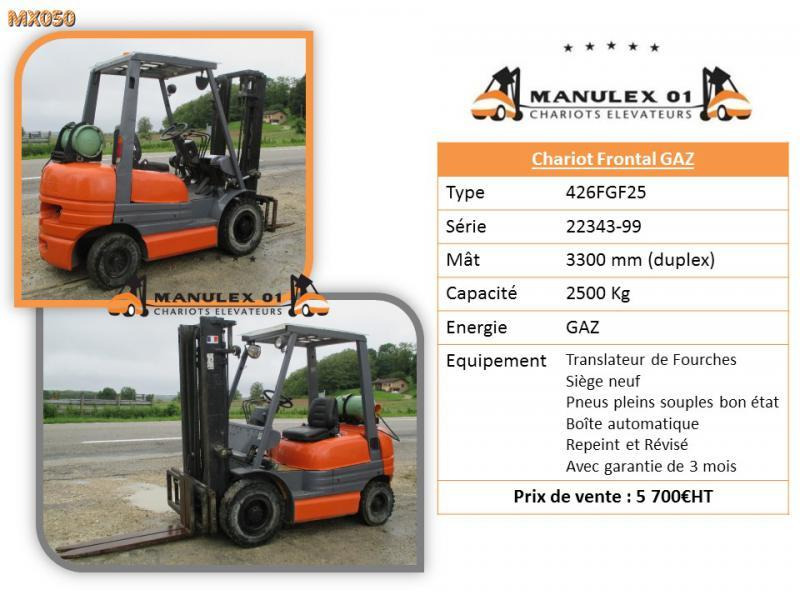 Toyota 426FGF25 - Gaffeltruck: billede 5 Toyota 426FGF25 - Gaffeltruck: billede 5
