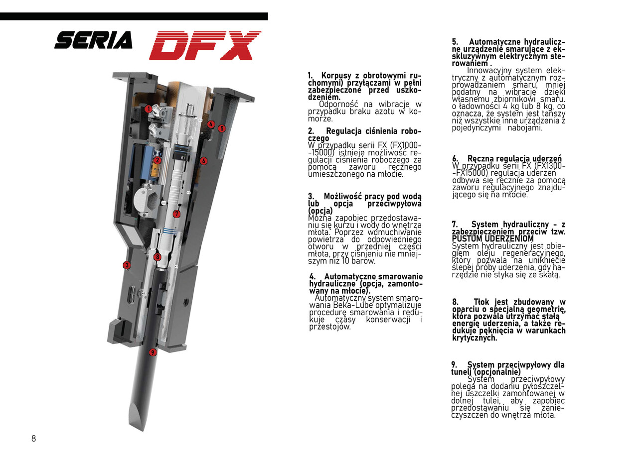 DEMOQ DFX6000 Hydraulic breaker 5800 kg - Hydraulisk hammer for Gravemaskine: billede 3 DEMOQ DFX6000 Hydraulic breaker 5800 kg - Hydraulisk hammer for Gravemaskine: billede 3