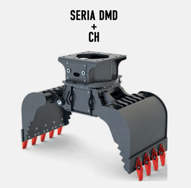 DEMOQ DMD 210 S Hydraulic Polyp -grab 1285 kg - Grab for Entreprenørmaskin: billede 2 DEMOQ DMD 210 S Hydraulic Polyp -grab 1285 kg - Grab for Entreprenørmaskin: billede 2