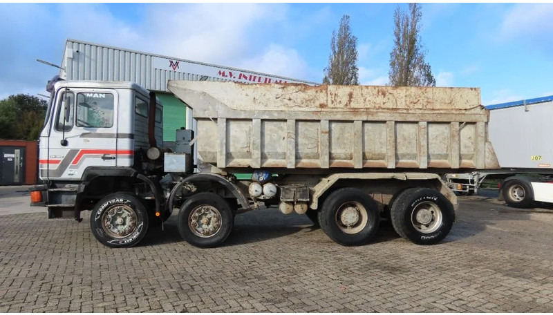 Tipvogn lastbil MAN 35.362 8x4 Euro 2, ZF manual gearbox, VERY clean: billede 9