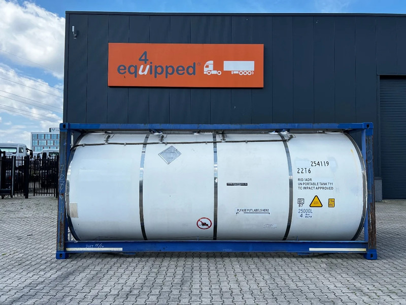 CIMC 20FT ISO, 25.090L/1-COMP/3 BAFFELS/4 manholes, ADR valid until 11/2026 - Lagertank: billede 2 CIMC 20FT ISO, 25.090L/1-COMP/3 BAFFELS/4 manholes, ADR valid until 11/2026 - Lagertank: billede 2