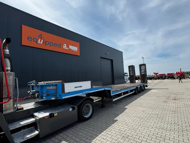 Nooteboom OSD-48-03V lowloader, hydraulic ramps + platform, 370cm extendable, SAF + drum, NL-trailer - Nedbygget platform sættevogn: billede 2 Nooteboom OSD-48-03V lowloader, hydraulic ramps + platform, 370cm extendable, SAF + drum, NL-trailer - Nedbygget platform sættevogn: billede 2