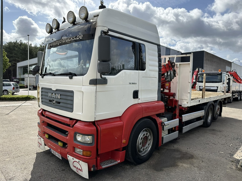 MAN TG 360 A 6x2 + KRAN ATLAS 100.1 A3 - PLATFORM 5m80 - E3 - LIFT-AXLE - FULL AIR SUSPENSION - ZF AS TRONIC - BE TRUCK - Lastbil med lad, Lastbil med kran: billede 3 MAN TG 360 A 6x2 + KRAN ATLAS 100.1 A3 - PLATFORM 5m80 - E3 - LIFT-AXLE - FULL AIR SUSPENSION - ZF AS TRONIC - BE TRUCK - Lastbil med lad, Lastbil med kran: billede 3