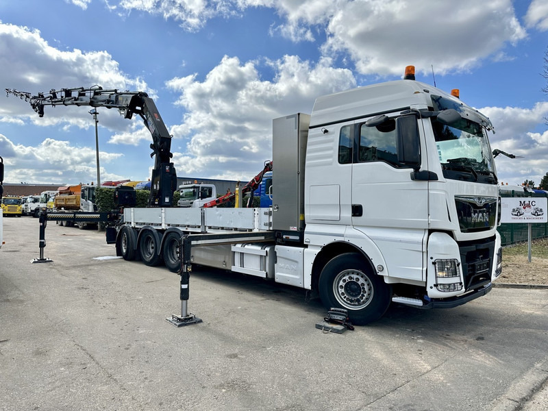 MAN TGX 35.420 8x4-4 TRIDEM PRTISCHE 6m40 + KRAN (26m!) HIAB X-HIPRO 408 E-5 + JIB 100X-5 - *306.245km* - BE TRUCK - Lastbil med lad, Lastbil med kran: billede 2 MAN TGX 35.420 8x4-4 TRIDEM PRTISCHE 6m40 + KRAN (26m!) HIAB X-HIPRO 408 E-5 + JIB 100X-5 - *306.245km* - BE TRUCK - Lastbil med lad, Lastbil med kran: billede 2