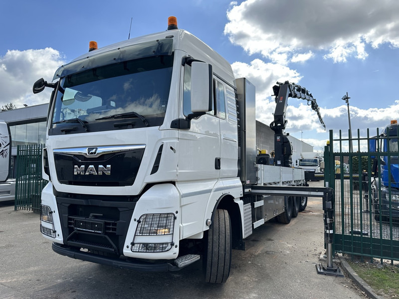 MAN TGX 35.420 8x4-4 TRIDEM PRTISCHE 6m40 + KRAN (26m!) HIAB X-HIPRO 408 E-5 + JIB 100X-5 - *306.245km* - BE TRUCK - Lastbil med lad, Lastbil med kran: billede 4 MAN TGX 35.420 8x4-4 TRIDEM PRTISCHE 6m40 + KRAN (26m!) HIAB X-HIPRO 408 E-5 + JIB 100X-5 - *306.245km* - BE TRUCK - Lastbil med lad, Lastbil med kran: billede 4