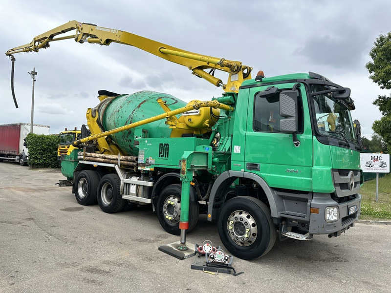 Mercedes-Benz ACTROS 3241 8x4 PUMI PM M 21-3 (21m) Putzmeister - *238.000km* / 1586H - EPS - BLADVERING / NAAFREDUCTIE - Betonpumpe: billede 1 Mercedes-Benz ACTROS 3241 8x4 PUMI PM M 21-3 (21m) Putzmeister - *238.000km* / 1586H - EPS - BLADVERING / NAAFREDUCTIE - Betonpumpe: billede 1