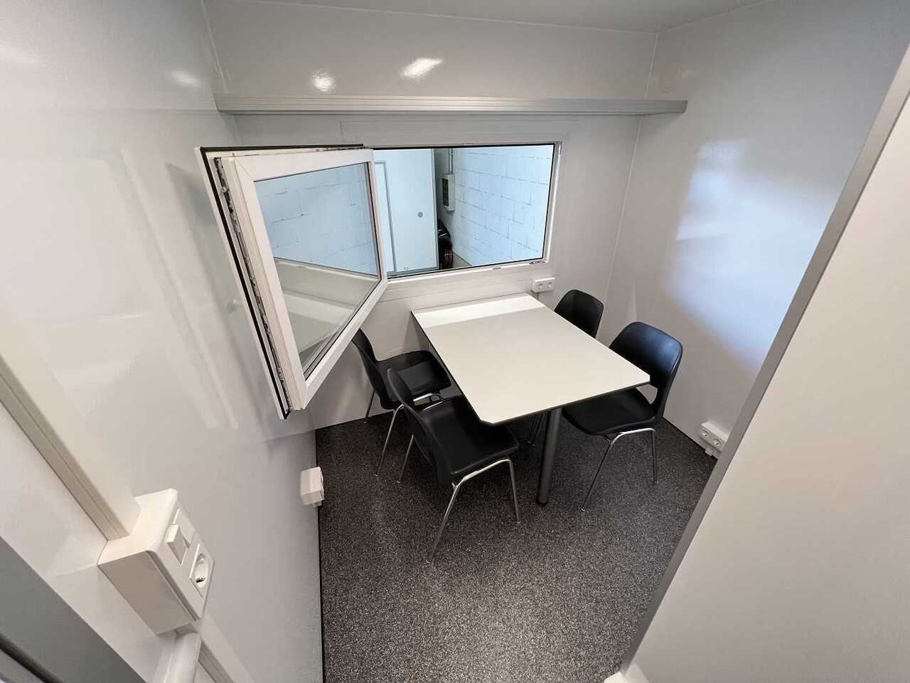 Ny Skur container, Anhænger ROSEMEIER EW TA-NO Mannschaftswagen 321 WC Bauwagen: billede 7