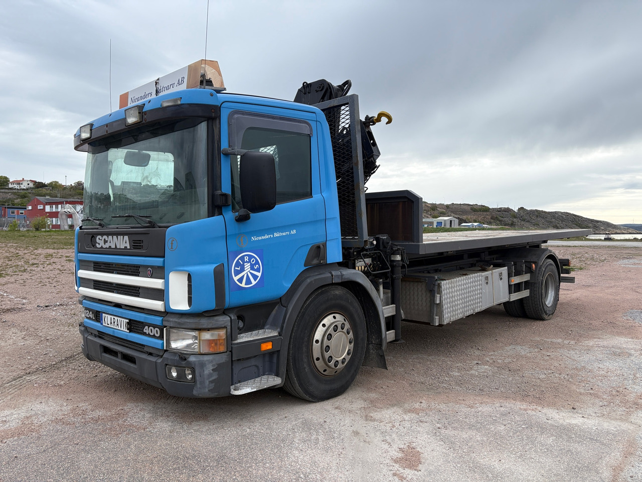 Scania 124L 400 - Lastbil med kran: billede 1 Scania 124L 400 - Lastbil med kran: billede 1