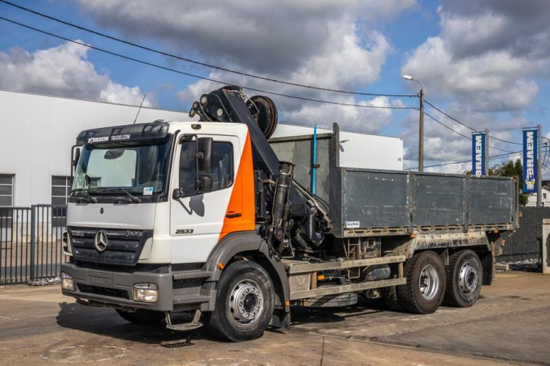 Mercedes AXOR 2533 L - HIAB 244 E-4 HIPRO - Tipvogn lastbil, Lastbil med kran: billede 1 Mercedes AXOR 2533 L - HIAB 244 E-4 HIPRO - Tipvogn lastbil, Lastbil med kran: billede 1