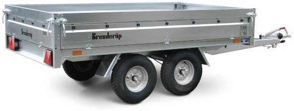 Brenderup 3251S TB1000, 1000 kg, Stahl Hochlader, 2500 x 1420 x 350 mm - Biltrailer: billede 4 Brenderup 3251S TB1000, 1000 kg, Stahl Hochlader, 2500 x 1420 x 350 mm - Biltrailer: billede 4