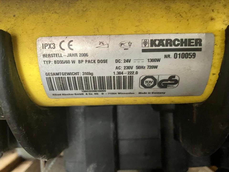 Kärcher BD 55/60W Putzmaschine Akku defekt, Teileträger - Gulvvaskemaskine: billede 5 Kärcher BD 55/60W Putzmaschine Akku defekt, Teileträger - Gulvvaskemaskine: billede 5