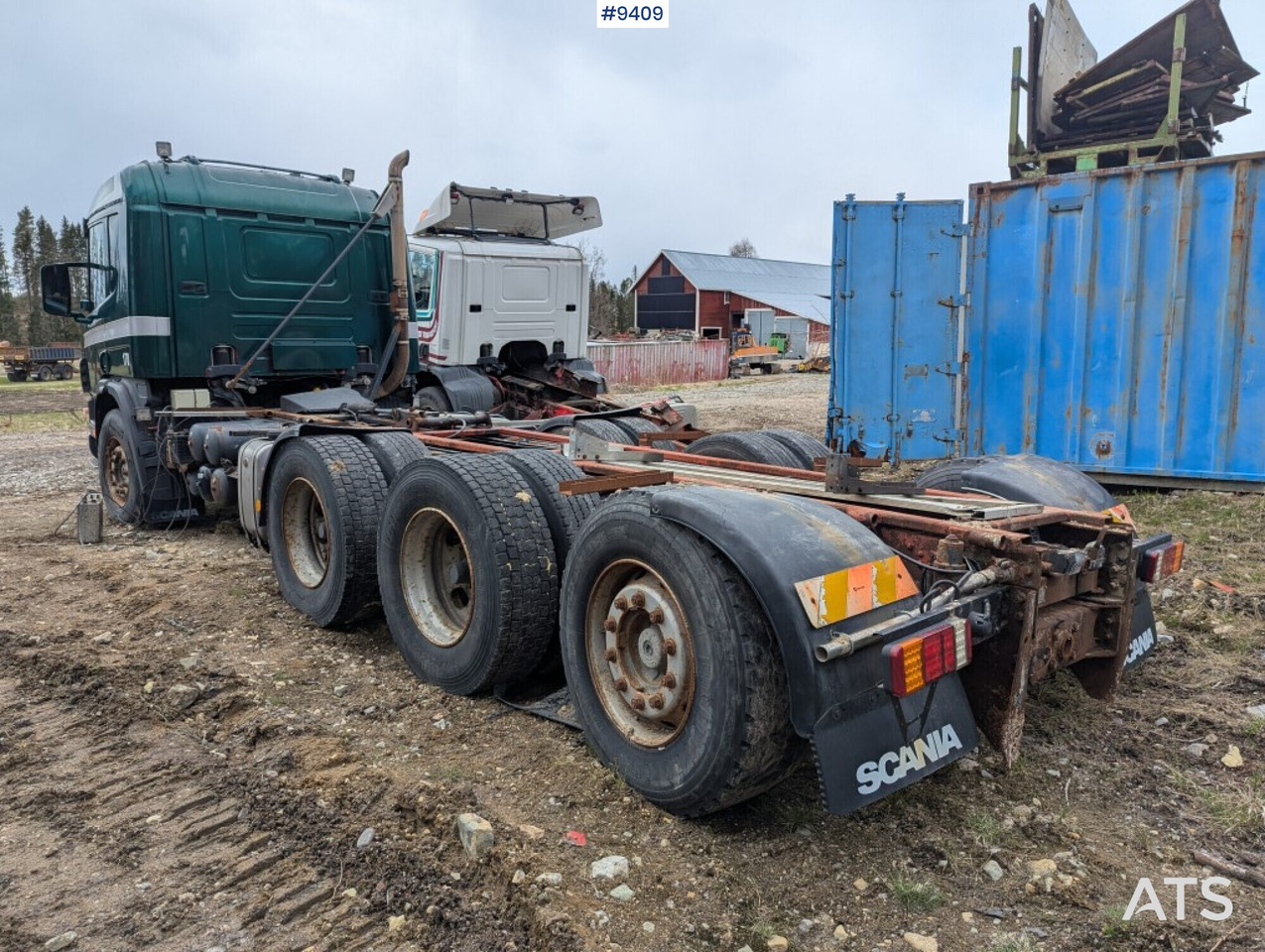 Chassi Scania P124 8X4 (see video) - Lastbil chassis: billede 3 Chassi Scania P124 8X4 (see video) - Lastbil chassis: billede 3