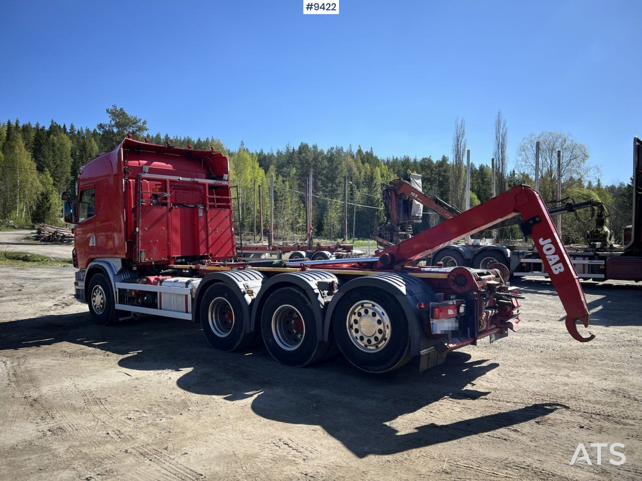 Tridem Hooklift Truck Scania G490 with plow brackets - Lastbil kroghejs: billede 4 Tridem Hooklift Truck Scania G490 with plow brackets - Lastbil kroghejs: billede 4