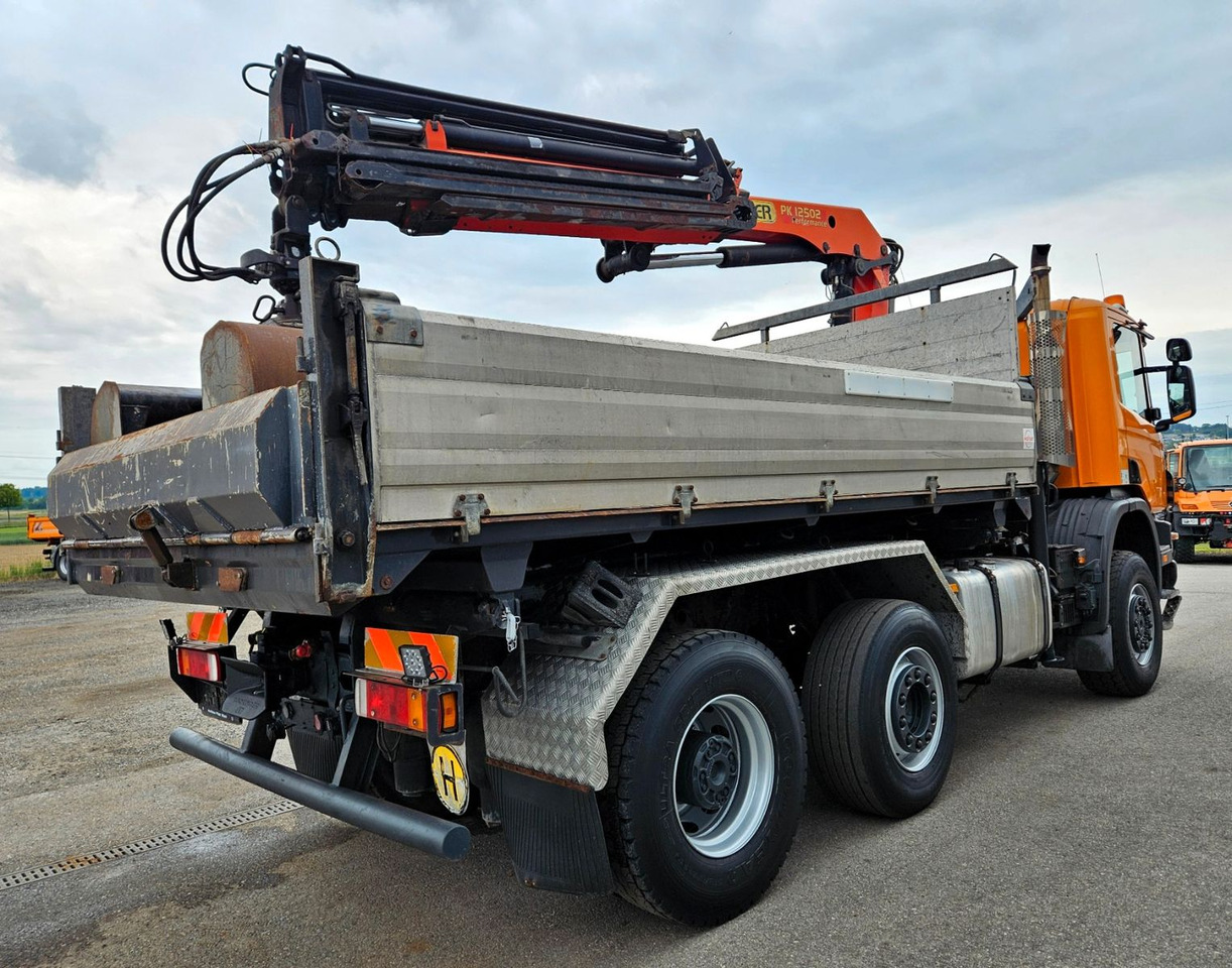Scania P114 380 6x4-4 Palfinger PK12502 Kran Funk - Tipvogn lastbil, Lastbil med kran: billede 5 Scania P114 380 6x4-4 Palfinger PK12502 Kran Funk - Tipvogn lastbil, Lastbil med kran: billede 5
